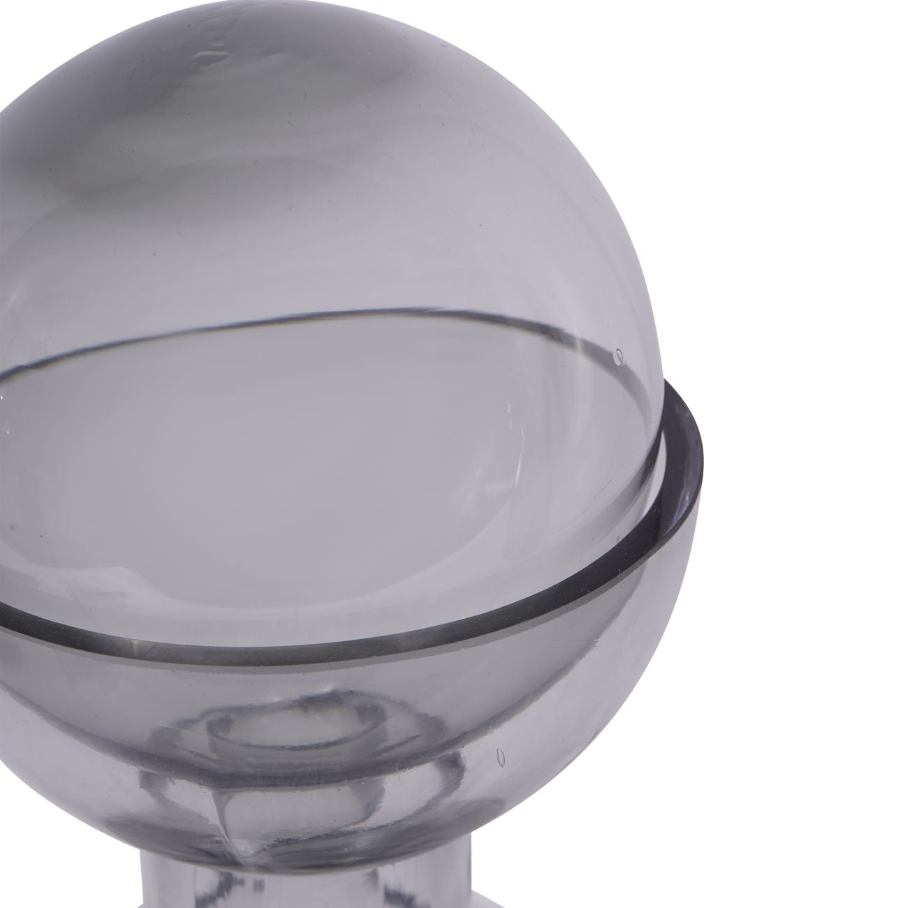 Vitrum Smoked Glass Bottle Vase Large